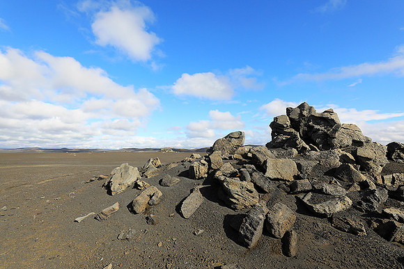 Lava field in the Highlands