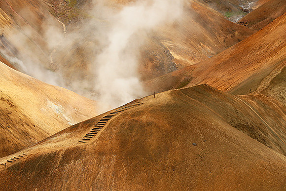 Geothermal field in the Highlands