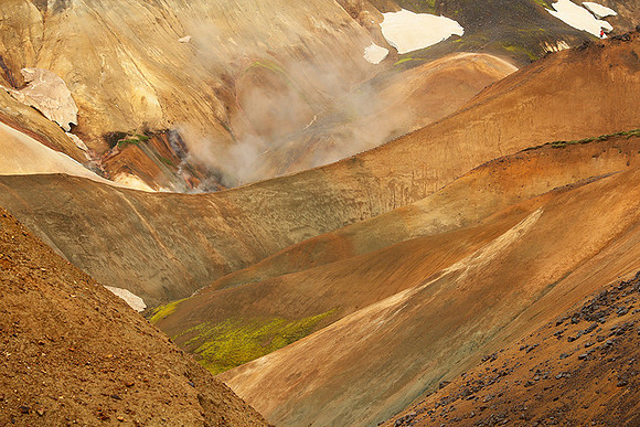 Geothermal field in the Highlands