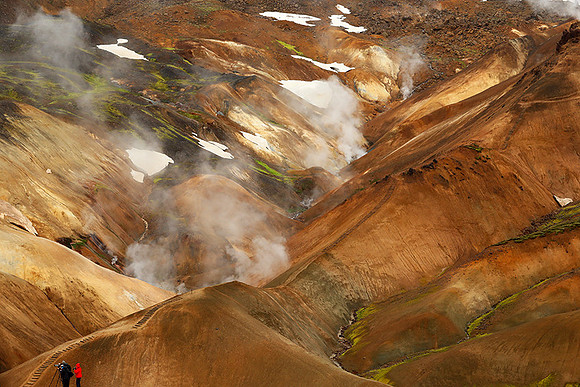 Geothermal field in the Highlands