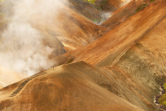 Geothermal field in the Highlands
