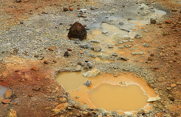 Geothermal field in the Highlands