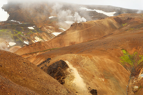 Geothermal field in the Highlands