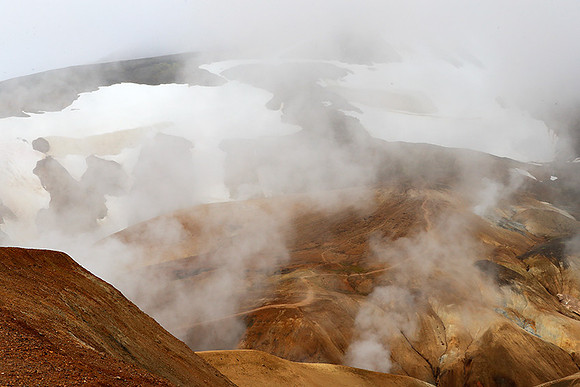 Geothermal field in the Highlands