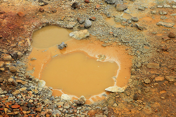 Geothermal field in the Highlands