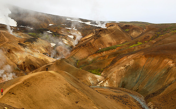 Geothermal field in the Highlands