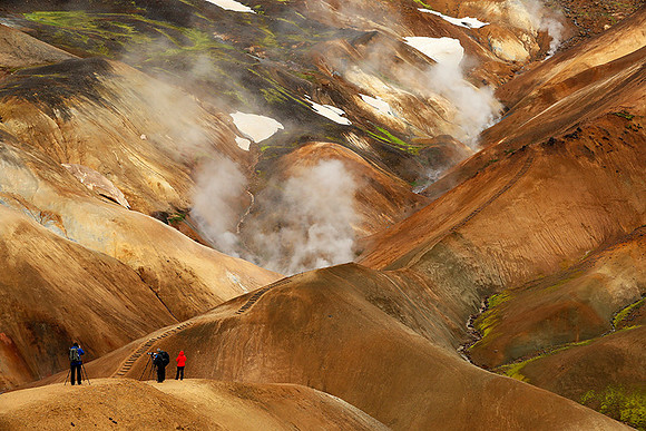 Geothermal field in the Highlands