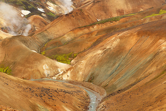 Geothermal field in the Highlands