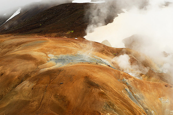 Geothermal field in the Highlands