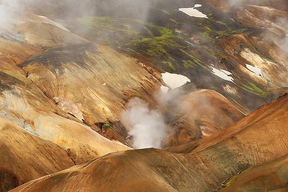 Geothermal field in the Highlands