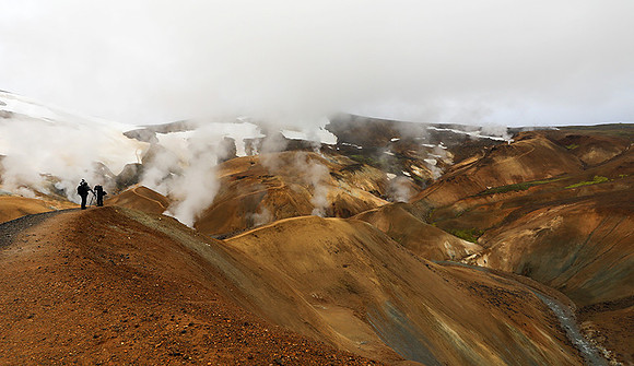 Geothermal field in the Highlands