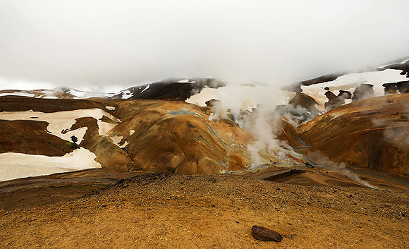Geothermal field in the Highlands