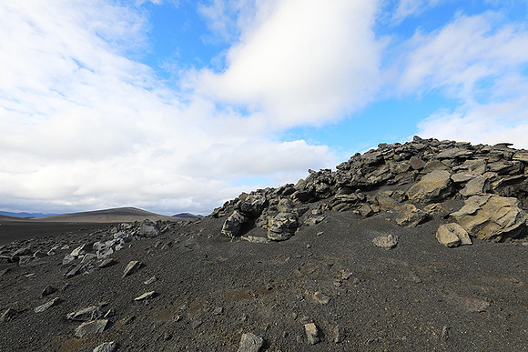 Lava field in the Highlands