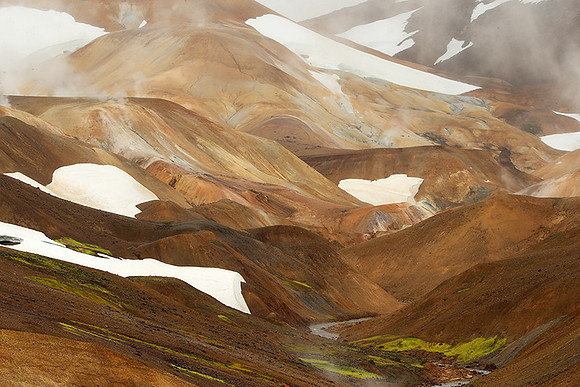 Geothermal field in the Highlands