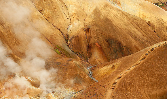 Geothermal field in the Highlands