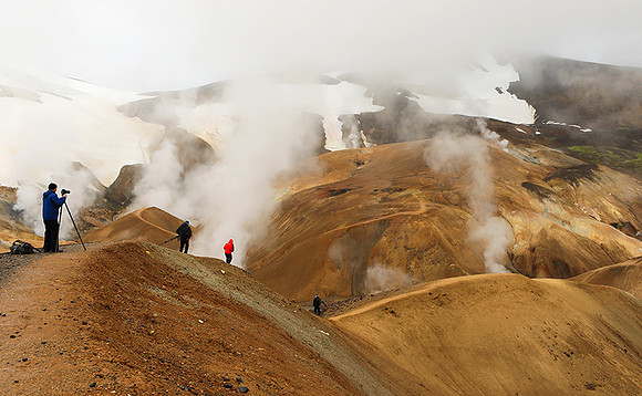 Geothermal field in the Highlands