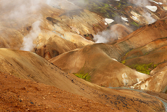 Geothermal field in the Highlands