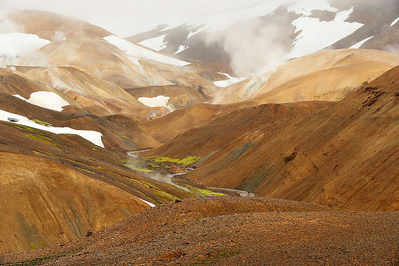 Geothermal field in the Highlands