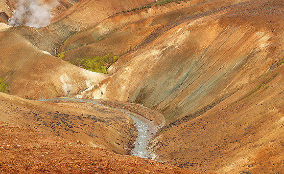 Geothermal field in the Highlands