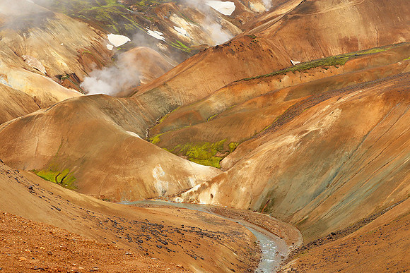Geothermal field in the Highlands