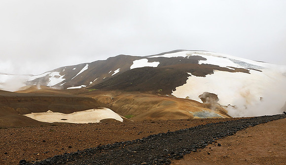 Geothermal field in the Highlands