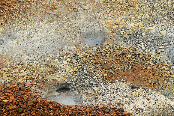 Geothermal field in the Highlands