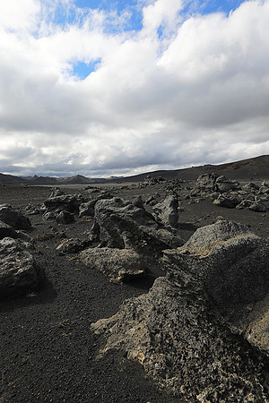 Lava field in the Highlands