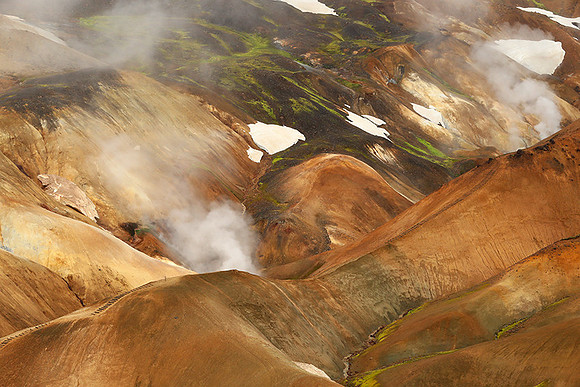 Geothermal field in the Highlands