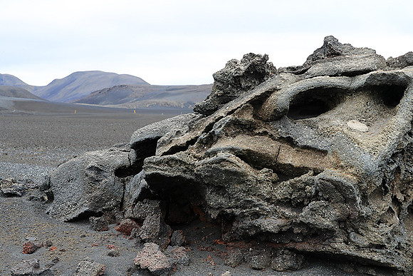 Lava field in the Highlands