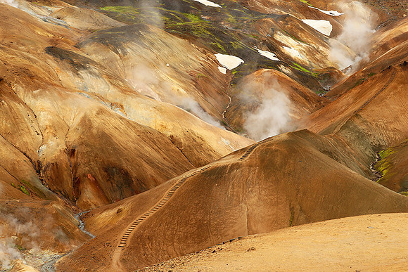 Geothermal field in the Highlands