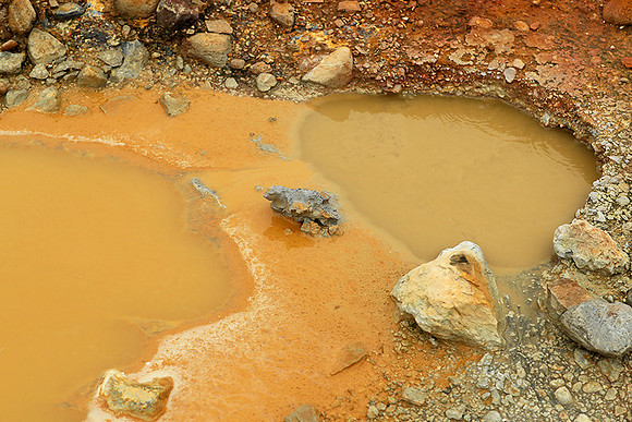 Geothermal field in the Highlands