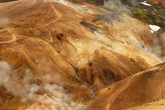 Geothermal field in the Highlands