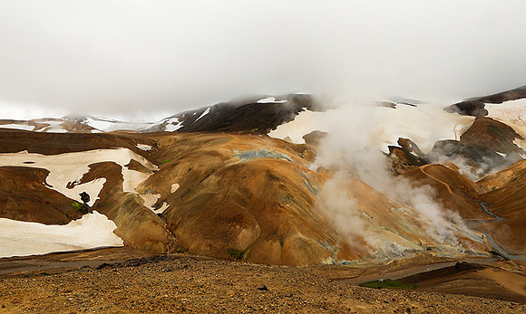 Geothermal field in the Highlands