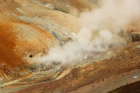 Geothermal field in the Highlands