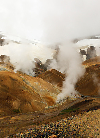 Geothermal field in the Highlands