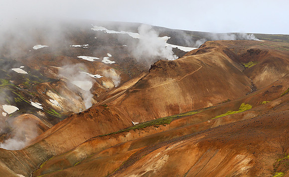 Geothermal field in the Highlands