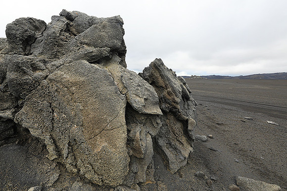 Lava field in the Highlands