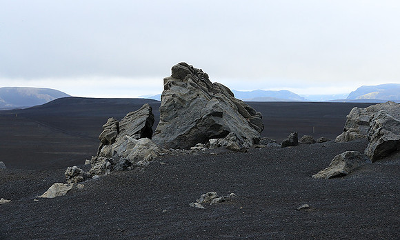 Lava field in the Highlands