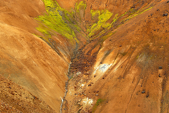 Geothermal field in the Highlands
