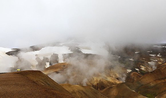 Geothermal field in the Highlands