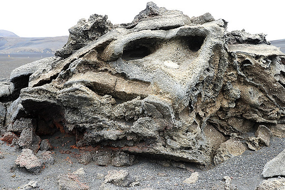 Lava field in the Highlands