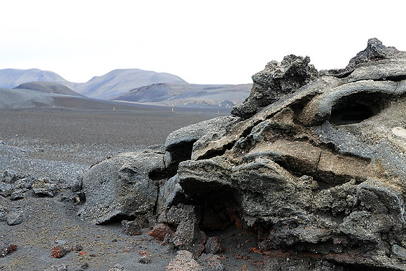 Lava field in the Highlands