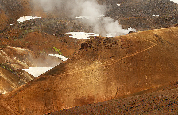 Geothermal field in the Highlands