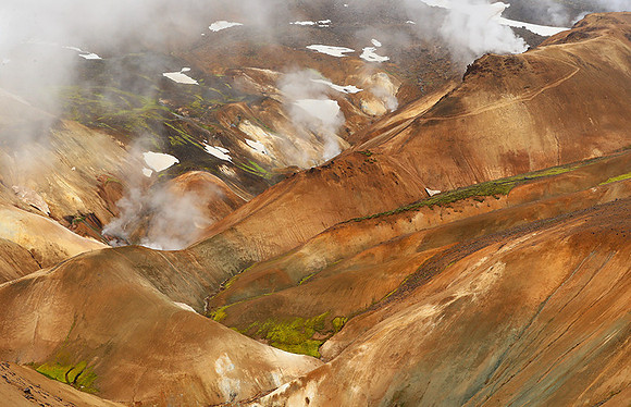 Geothermal field in the Highlands