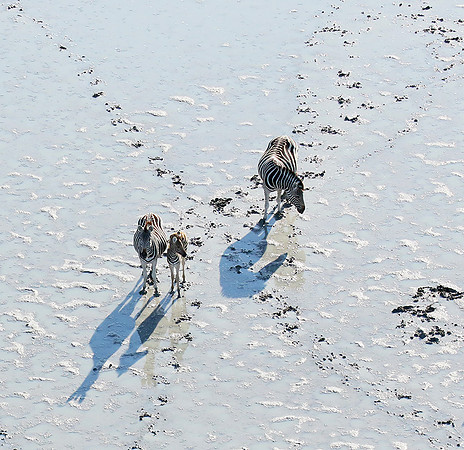 Helicopter flight over Sua Pan