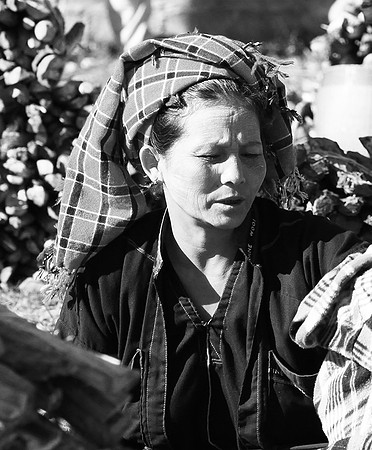 Outdoor market near lake Inle
