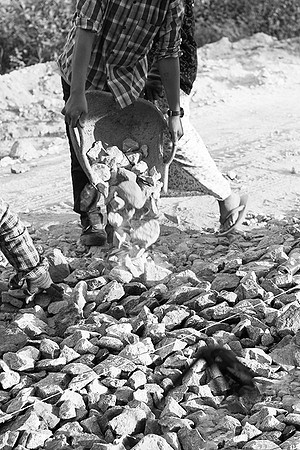 Building a road near Kengtung