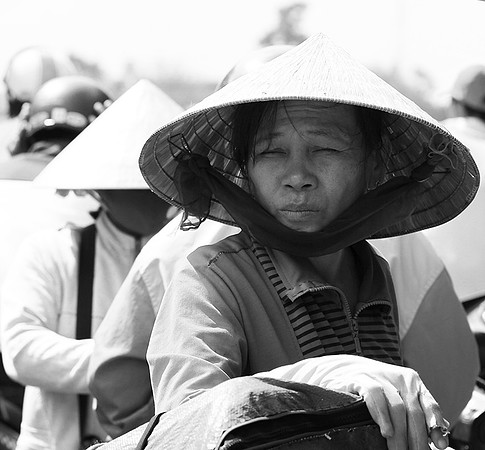 People on a ferry