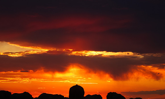 Sunset - Nxai Pan