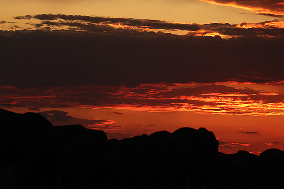 Sunset - Nxai Pan